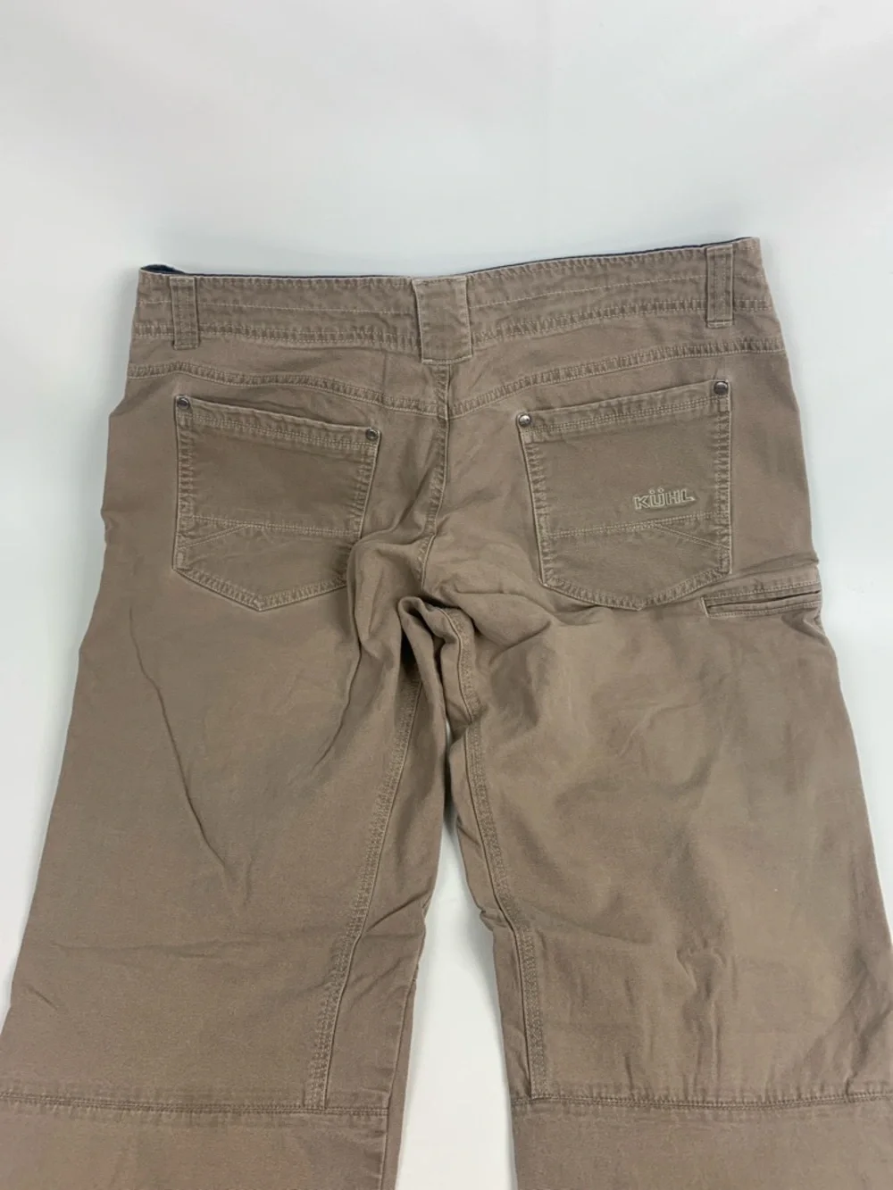 Kuhl Kanvus Jean Brown Pants Mens 34 stretch Born in the mountains Tapered